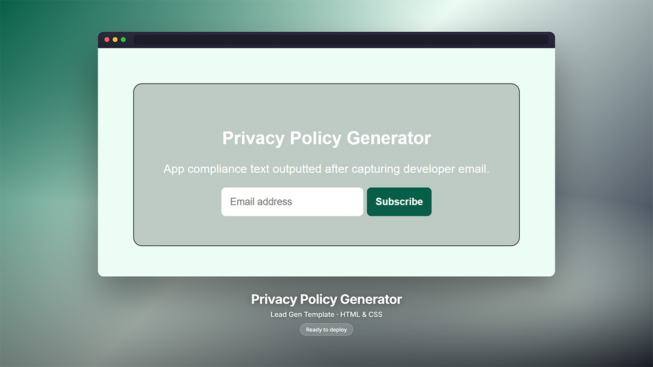 privacy-policy-generator