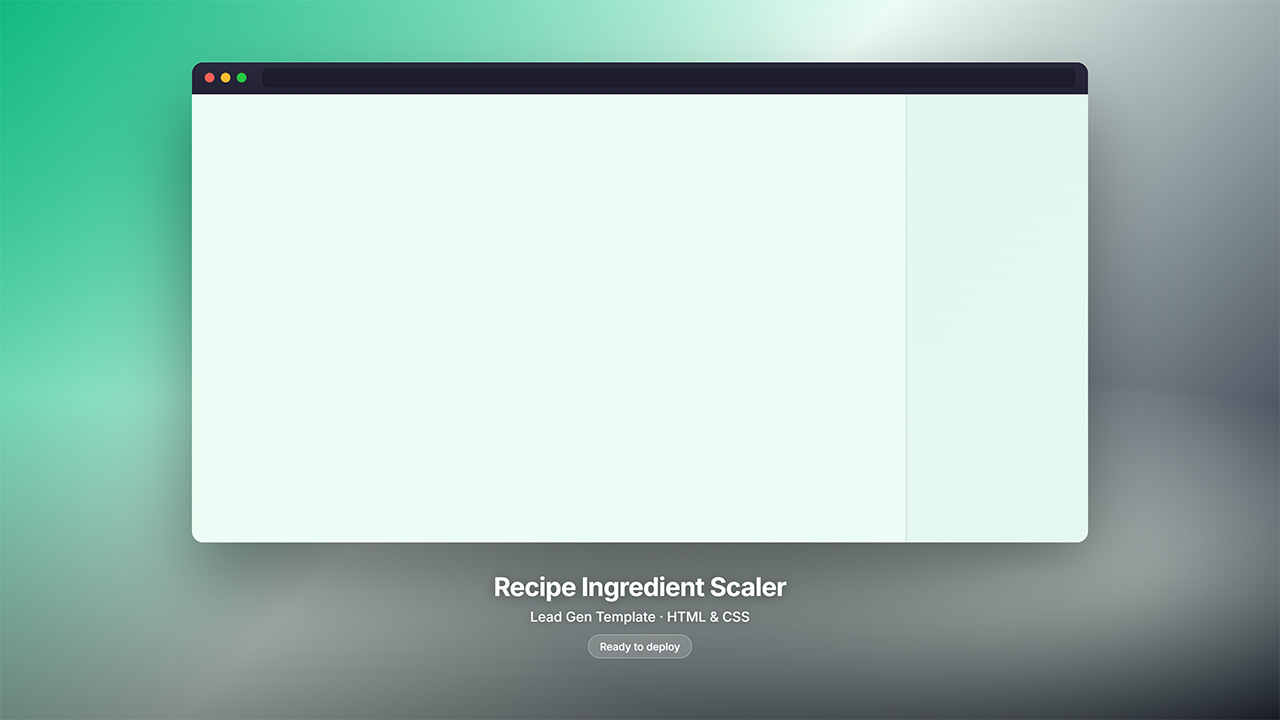 recipe-ingredient-scaler